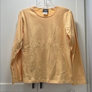 Vintage Southern Lady Gold Long Sleeve Tee NOS